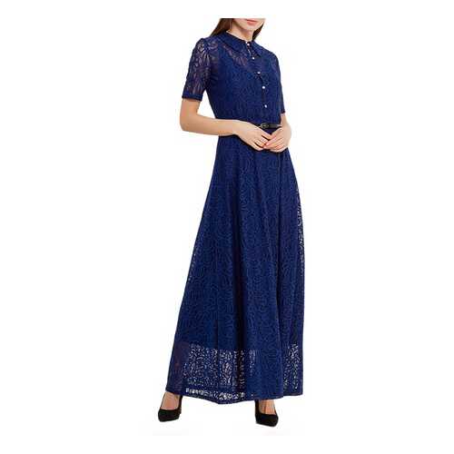 Платье женское Alina Assi MP002XW13QG0 синее L в Pull and Bear