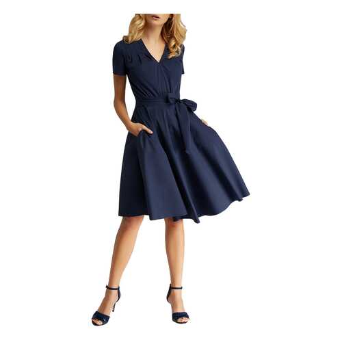 Платье женское Apart 47754 синее 34 DE в Pull and Bear