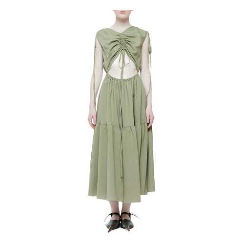 Платье женское Cyrille Gassiline 89.11.8190.603 зеленое 44 RU в Pull and Bear