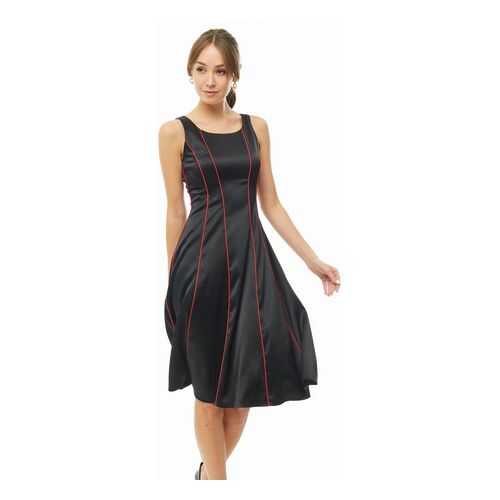 Платье женское D&M by 1001DRESS DM01743BK черное XL в Pull and Bear