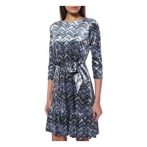 Платье женское EMANSIPE 29167145105 голубое 44 RU в Pull and Bear