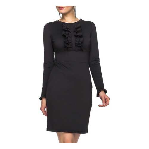 Платье женское Gloss 25368(01) черное 38 RU в Pull and Bear