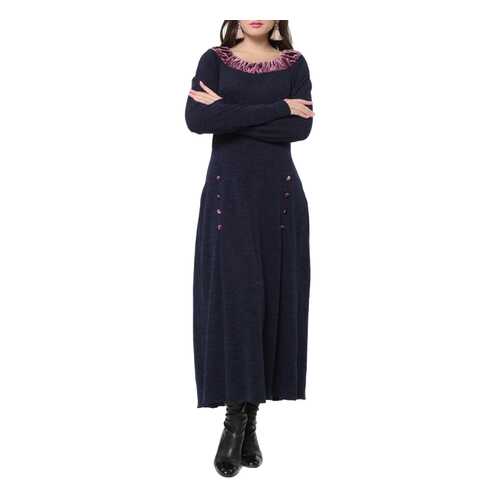 Платье женское LISA BOHO SEMI 180762 синее 46 EU в Pull and Bear