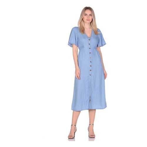 Платье женское Modis M201D00415T003 голубое 48 в Pull and Bear
