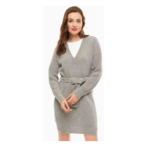 Платье женское Pinko серое в Pull and Bear