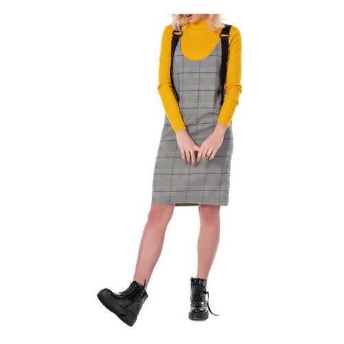 Сарафан женский Fly 868-11-02 серый 42 RU в Pull and Bear