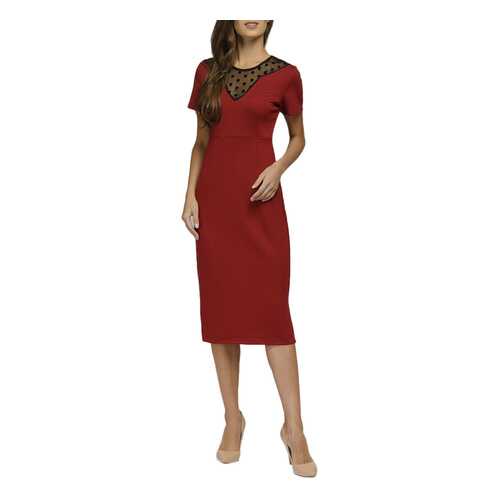 Вечернее платье женское D&M by 1001DRESS DM01465BO красное S в Pull and Bear