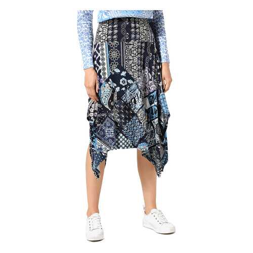 Юбка женская DESIGUAL 4389244 синяя S в Pull and Bear