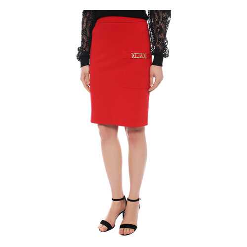 Юбка женская LOVE MOSCHINO 5218740 красная 40 IT в Pull and Bear
