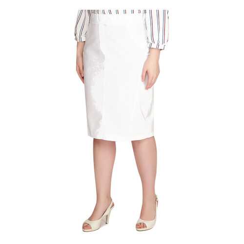 Юбка женская OLSI 1914003 белая 56 RU в Pull and Bear