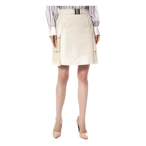 Юбка женская SPORTMAX 21020411/02 бежевая 40 IT в Pull and Bear