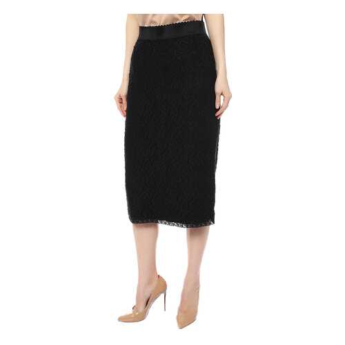 Юбка женская VIA DELLE PERLE 4096/136 черная 50 IT в Pull and Bear