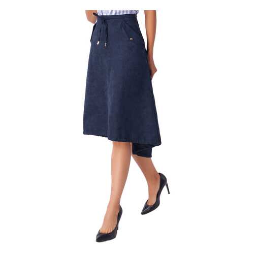 Юбка женская Vilatte D26.341 синяя 58 RU в Pull and Bear