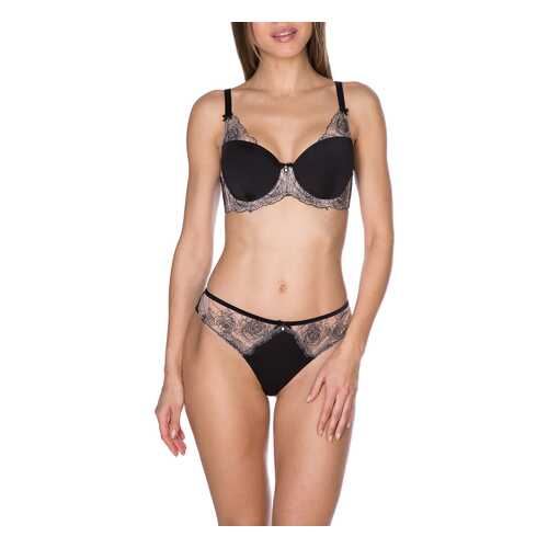Трусы женские ROSE&PETAL LINGERIE 67039 черные L в Pull and Bear
